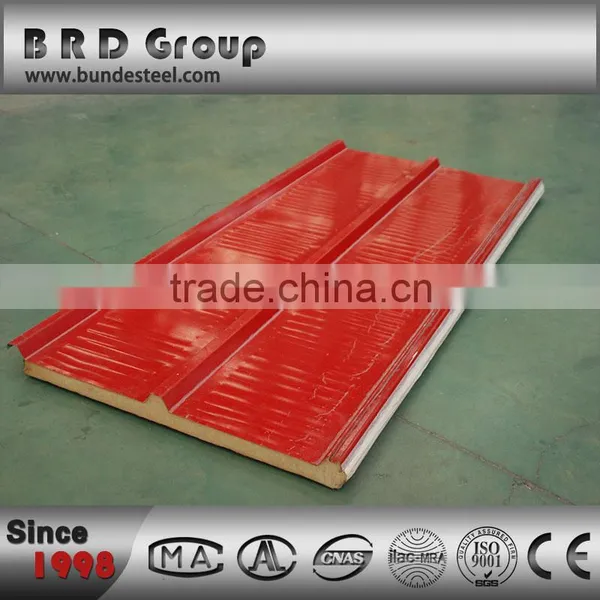 High Standard Zinc Coated pu Sandwich Roof Panels photo-4