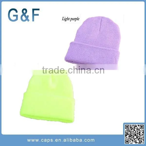 New Arrival Oversized 100% Acrylic Beanie Wholesale photo-3
