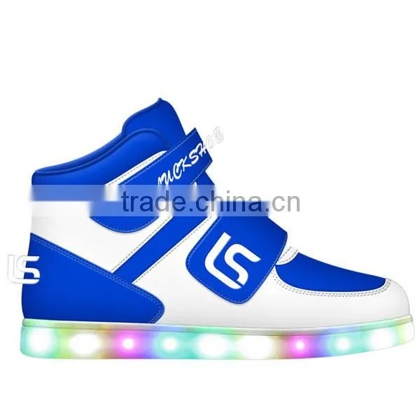 HIGH TOP Kids LED Flat Shoe, Recharging Kids LED Sport Shoe, Wholesale Kids LED Flat Shoe photo-2