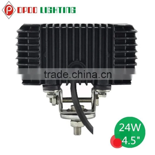 Top Quality 4.5" Rectangle Offroad 24W Led Work Light photo-4