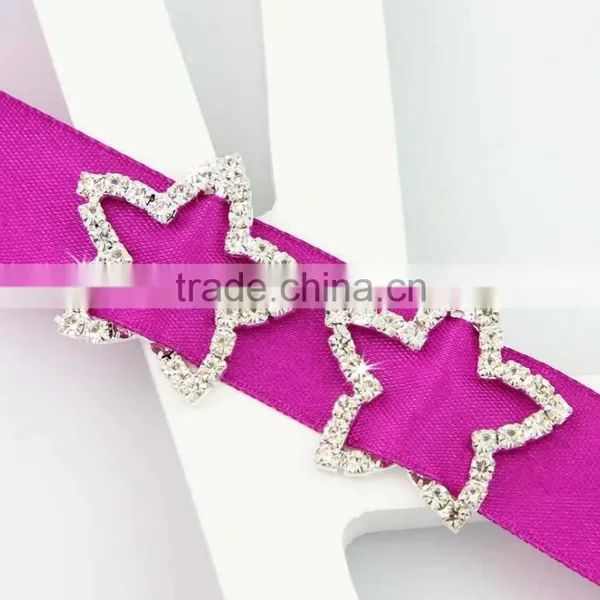 flat back rhinestone star buckle B00811