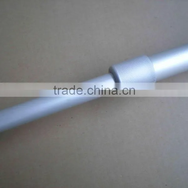 Anodized Silver Color Alminium 6063 T5 Pipe Five Sections Extendable Pole for Cleaning House Supplier's Choice photo-5
