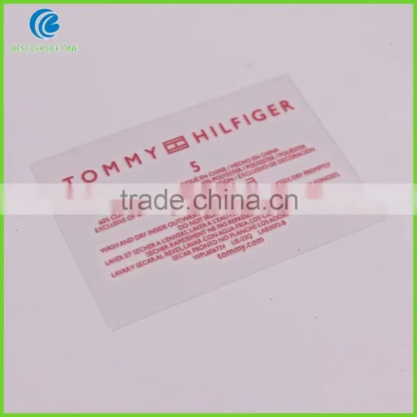 T-shirt Care Label Heat Press T-shirt Heat Transfer Care Labels photo-2
