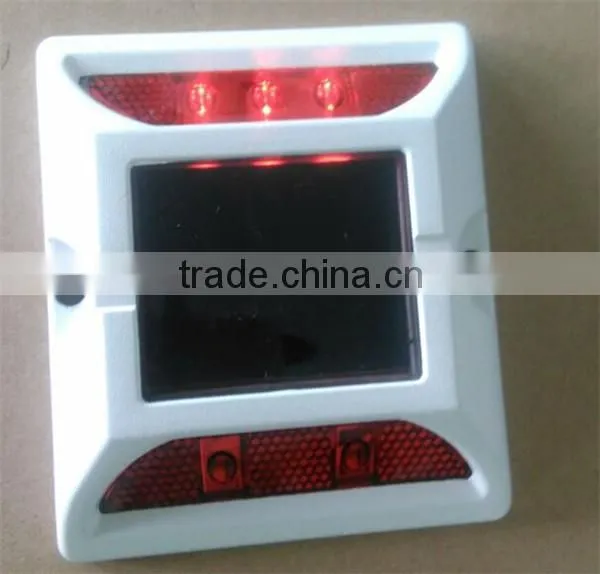 Flashing Solar Ground LED Aluminum Raised Pavement Road Marker photo-6