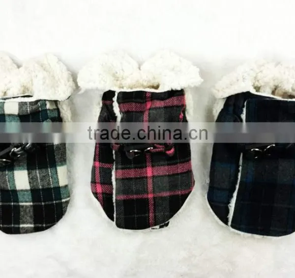 Pet Coat/dog Coat. Lattice Coat/wool Checked Dog Coat