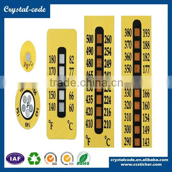 Temperature and Color Change Stickers, Heat Sensitive Color Changing Sticker Label photo-6