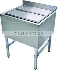 NSF Approval Stainless Steel Drop In Ice Bin With Sliding Cover photo-3