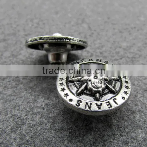 2016 Cool Ghost Face Metal Shank Button photo-2