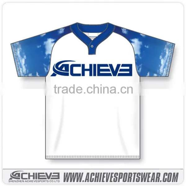 Custom Dry Fit Baseball Jersey Shirts Cheap Team Baseball Uniforms Polyester Baseball Jersey Wholesale photo-6