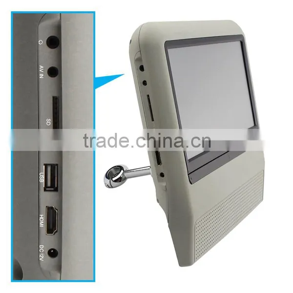 VKS9001 9"HD Digital TFT Touch Screen Ultra-thin Design Car Headrest DVD Player-2016 New Sell photo-4