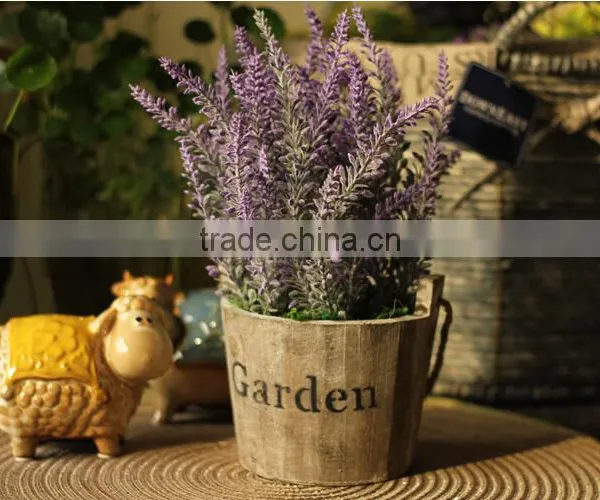 Wholesale Wooden Cask Hanging Plant Bonsai Decorative Bonsai Plant Sale photo-4