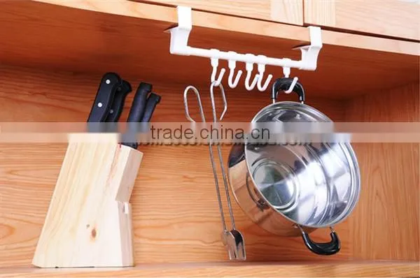 Bathroom Towel Rack With Five Hooks photo-3