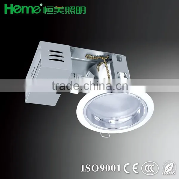 PLC Led Simple Round Frosted Glass Downlight With Cut Out 130mm
