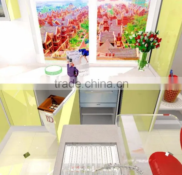 Latest Design Professional Small Kitchen Cabinets Manufacturer photo-4