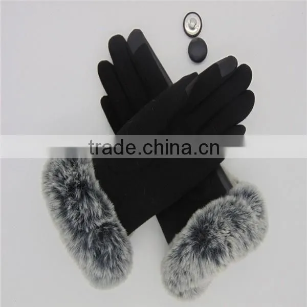 2016 China Hot Sale Black/Brown/Red Tight PU Leather Cycling Hand Gloves photo-6