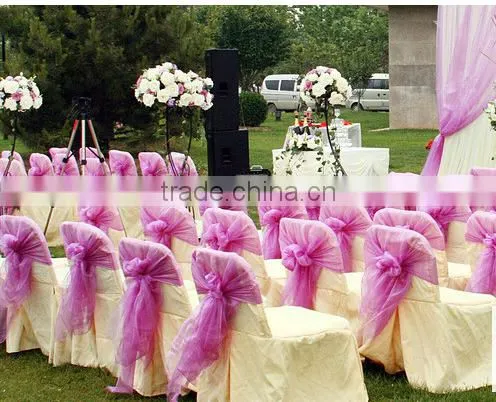 Organza Wedding Chair Cover Chair Hood photo-2