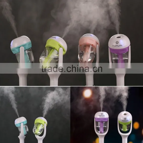 Mini Portable Car Use Air Humidifier Ultrasonic Essential Air Atomizer Diffuser Wave Air Filter Mist Maker Car Charger