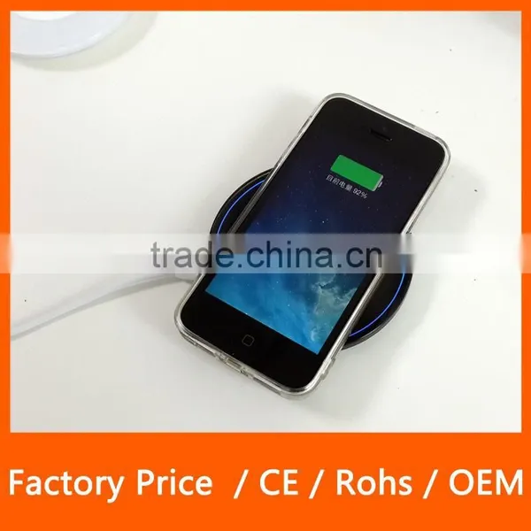 New Hot Selling Ultra Thin High Speed Wireless Charger Coil Charger for Samsung Galaxy S6 Edge