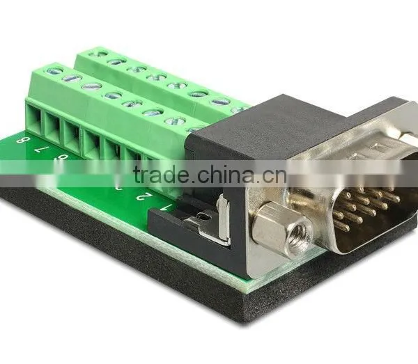 VGA male connector Terminal Block