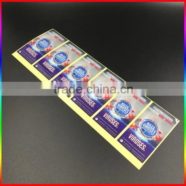 High Quality Silver Paper Adhesive Aluminium Sticker Label photo-3