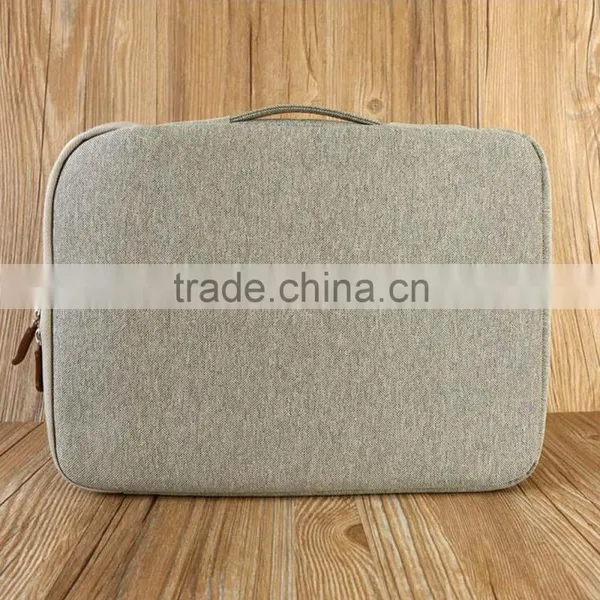 Canvas Tablet Docoument Tote Fabric Briefcases for Men photo-2