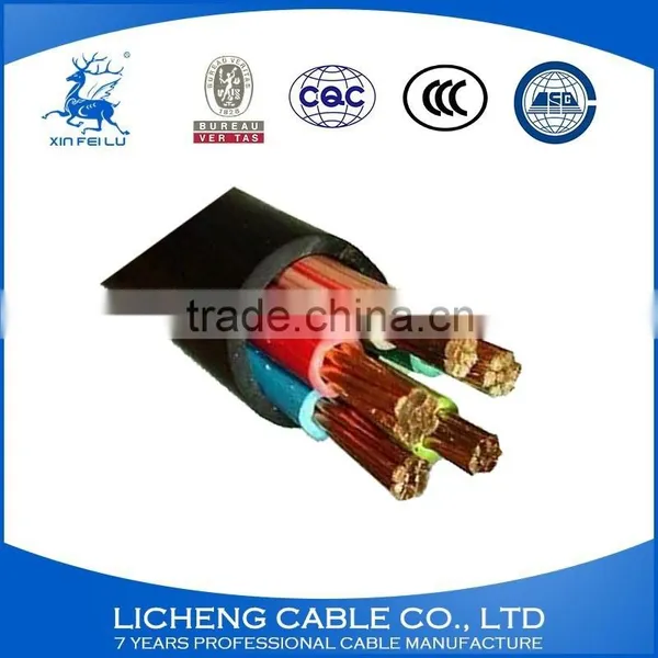 China 5 Core Copper Insulated Electrical Power Cable Power Cable 5x35mm2 photo-4