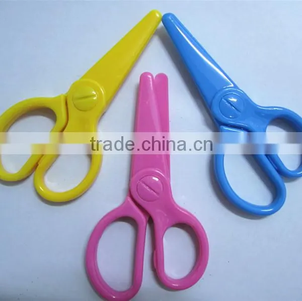 safety student colorful plastic scissors