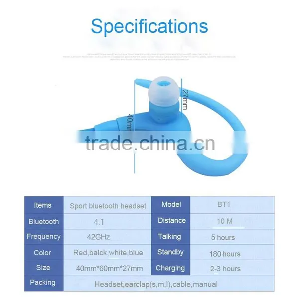 Newest Sports Wireless Sweat-proof Bluetooth Earbud With Microphone 4.0V, Portable Sport photo-2