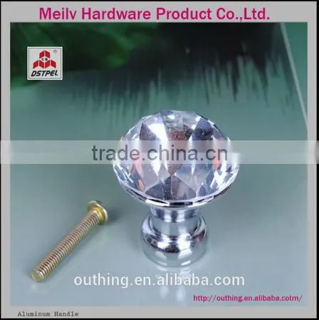 Beautiful Design Crystal Chrome Furniture Handle photo-3