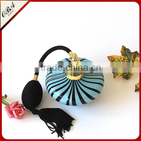 100ml Black Stripes Air Bag Perfume Bottle, Perfume Spray Packaging Gasbag Spray Pump photo-2