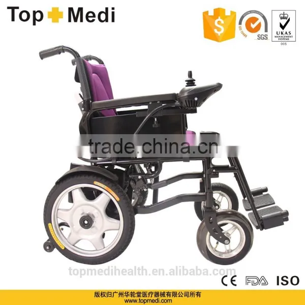 Manual and Power Flip-up Armrest Electric Wheelchair Motor photo-3