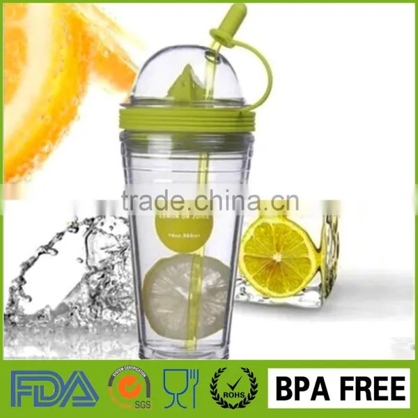 Plastic Drinking Sports Reusable Water Bottle With Strap for Kids photo-5