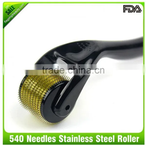 2016 Flagship! Wholesale Microneedling Dermaroller Manufacturer 540 Needles Derma Roller With Bottom Price photo-6