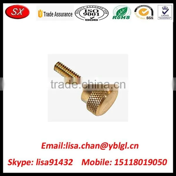 Directly Cutom Brass Inserts Straight Knurling CNC Nut photo-5