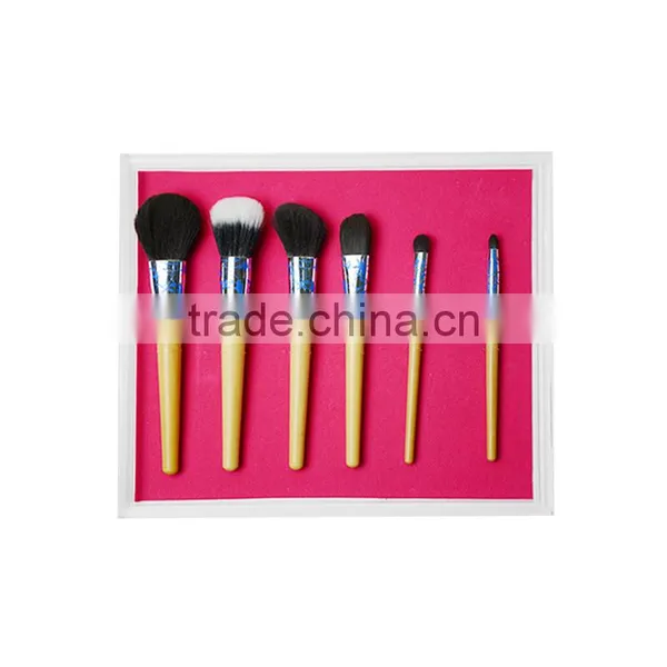 2016 Customized Logo Makeup Brushes With Wooden Handle photo-4