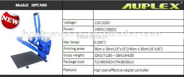 Auplex 38*38CM Roller Heat Transfer Machine photo-5