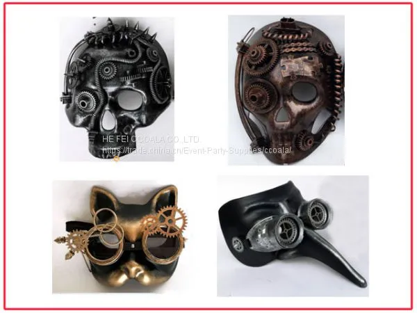 Steampunk Mask 4 Styles Assorted