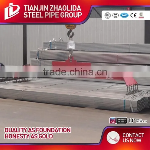 ASTM A795 Hot Drawned Hot Dipped Galvanized Square Steel Pipe With Price List photo-4