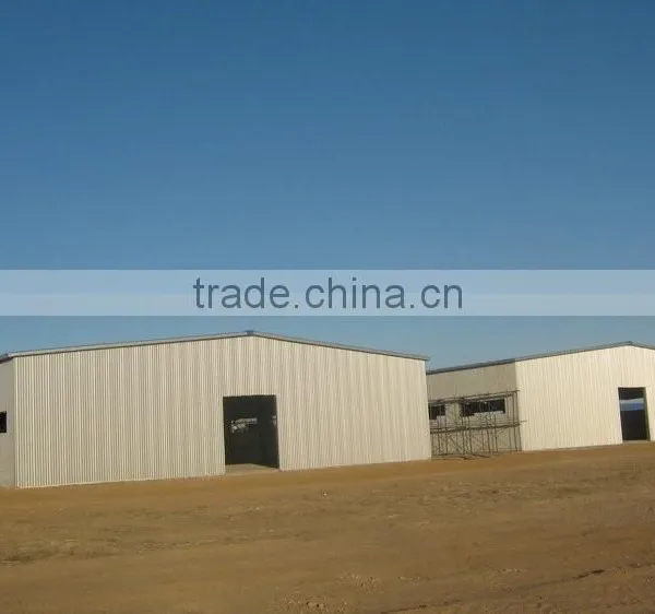 Professional Manufacture Sandwich Panel Steel Frame Prefabricated Warehouse photo-5