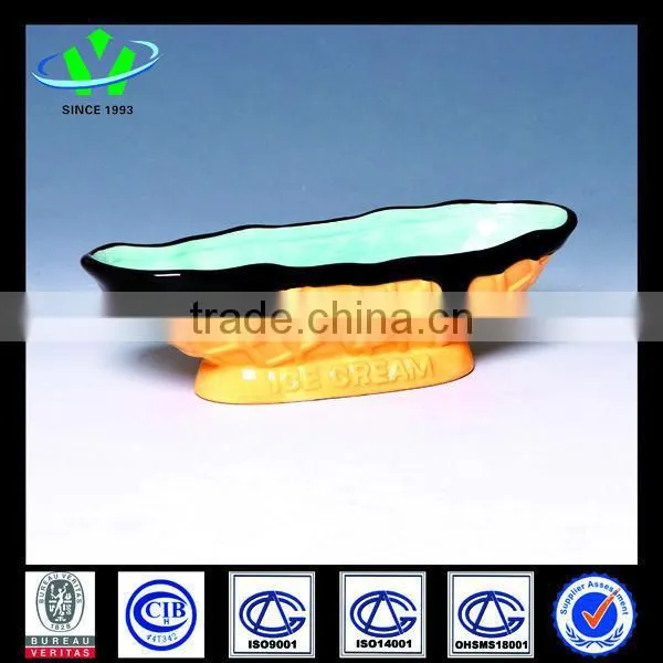Ice-cream Design Ceramic Bowl For Kitchen