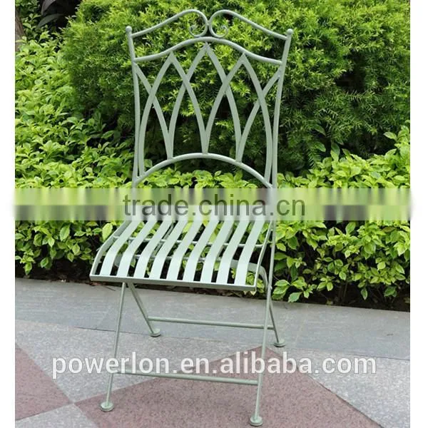 Lougne Style Decorative Metal Folding Chair photo-2