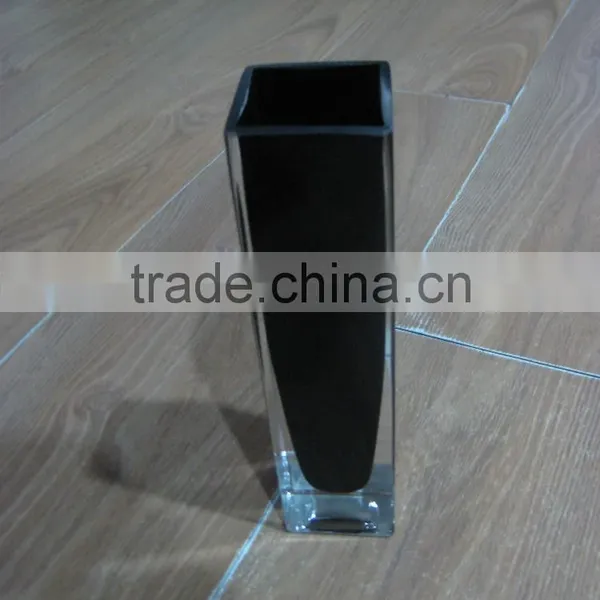 Hand Blown Square Glass Vases photo-4