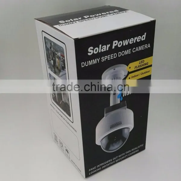 Factory Cheap Fake Dome Camera, Realastic Looking Waterproof Solar CCTV Security Camera, Dummy Speed Security Camera For Sale photo-6