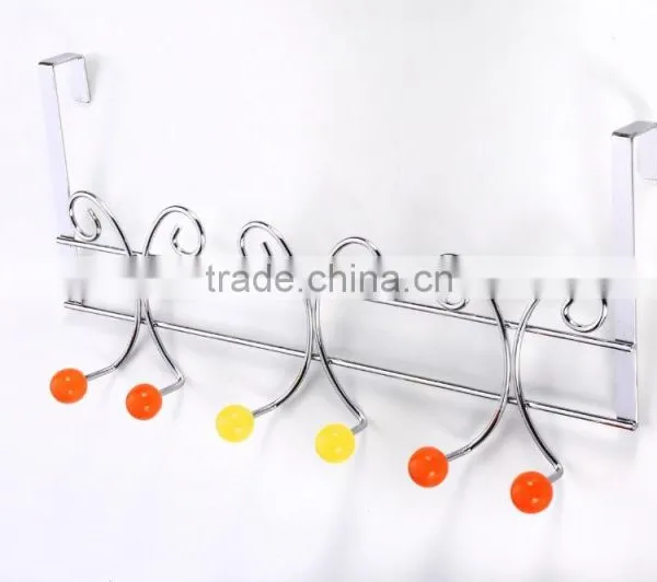 New Over The Door 6 Hook Rack, Hook Coat Rack, Closet Door Rack photo-2