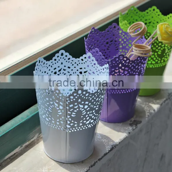 Eco-friendly Toy Bucket/Metal Small Garden Pot/ Zinc Flower Planter photo-2