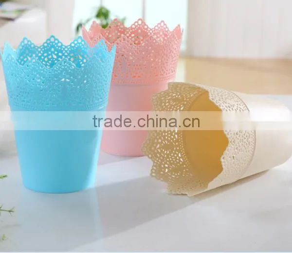 NEW Plastic Lacework Storage Basket for Bedroom photo-4