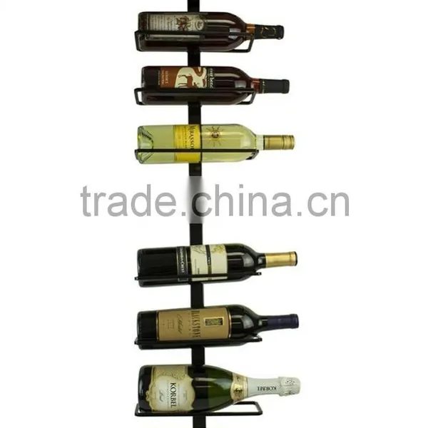 9 Bottle Decorative Wall Mount Wine Rack Holder