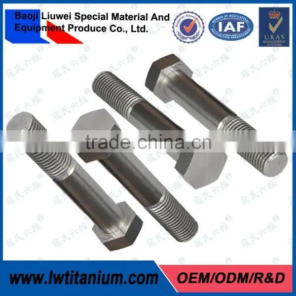 Factury Direct Supply And Hot Sell DIN931 Titanium Hexagon Head Bolts photo-2