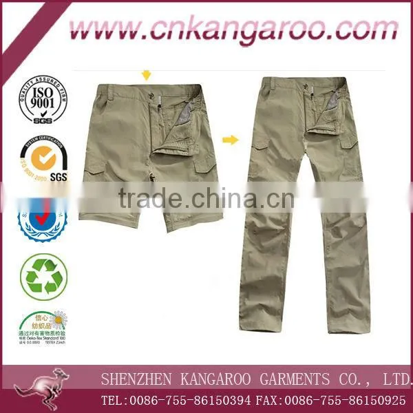 Fashionable Men's Detachable Quick-dry Pants