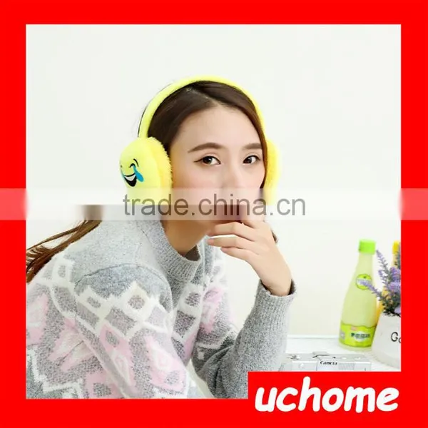 UCHOME Hot Selling Plush Emoji Earmuff For Girls photo-4